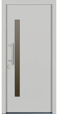 Vchodové dvere Maia drevené 110x210 cm L biele