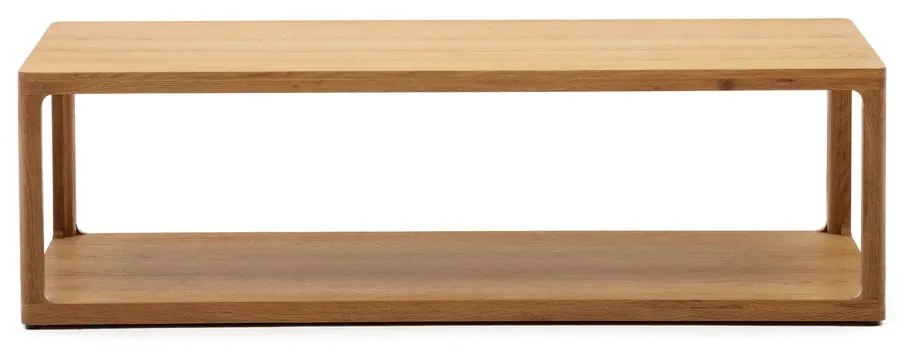 Konferenčný stolík v dekore duba v prírodnej farbe 65x140 cm Maymai – Kave Home