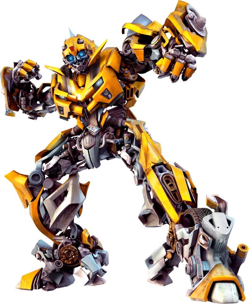 60x70cm Transformer - Bumblebee - textilná nálepka na stenu