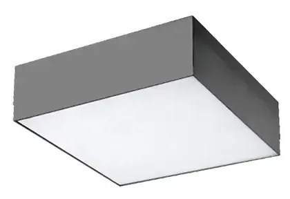 Moderné LED stropné svietidlo Monza II S 17 4000K čierne
