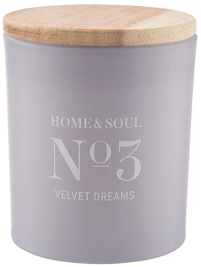 HOME & SOUL Vonná sviečka so sójovým voskom No. 3 Velvet Dream