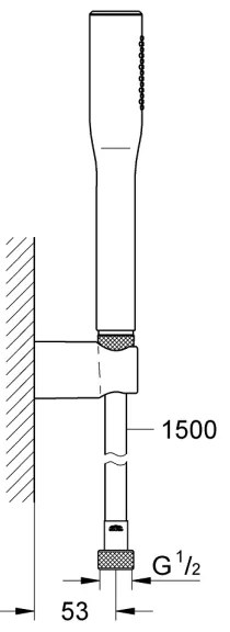 GROHE 27369000 - Sprchový set EUPHORIA COSMOPOLITAN STICK 1500 mm lesklý chróm
