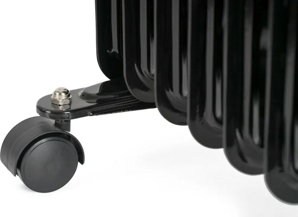 G21 Olejový radiátor Bromo, 9 rebier, 2000 W, čierna, M