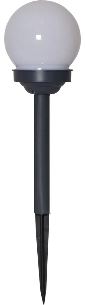 Súprava 4 vonkajších solárnych svetiel Star Trading Globus, výška 27 cm