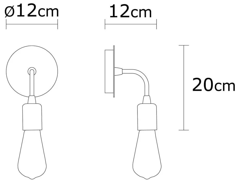 Čierne nástenné svietidlo Harput – Opviq lights