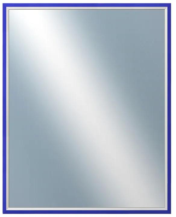 DANTIK - Zrkadlo v rámu, rozmer s rámom 40x50 cm z lišty Evoque modrá (3173)