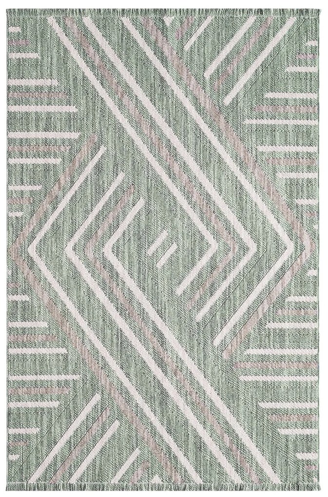 Dekorstudio Moderný koberec LINDO 7590 - zelený Rozmer koberca: 160x230cm