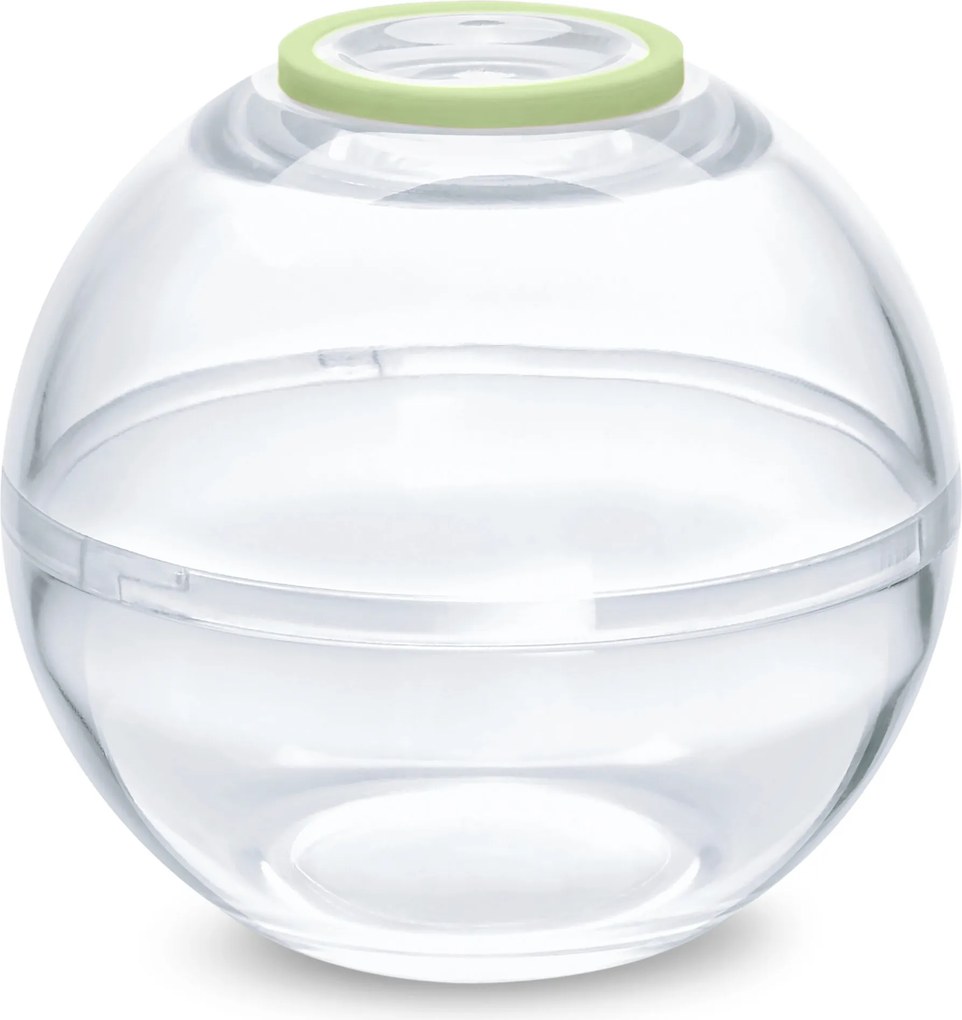 2 guľaté nádobky na uchovávanie potravín