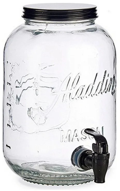 Sklenený zásobník na nápoje ALLADIN 3,8L