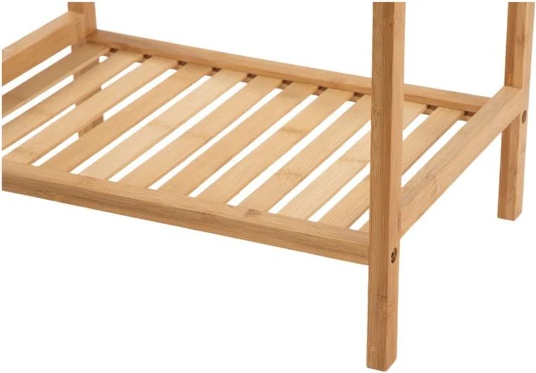 Bambusový kúpeľňový regál v prírodnej farbe 40x154 cm Skaren – Bonami Essentials