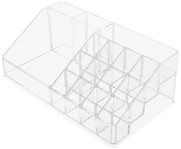 ISO 9113 Priehľadný organizér na kozmetiku XXL 4v1