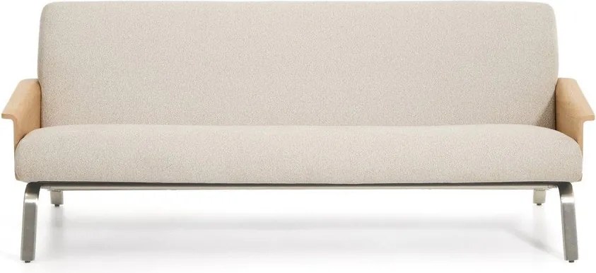 Béžová ženilková pohovka 205 cm Amsen – Kave Home