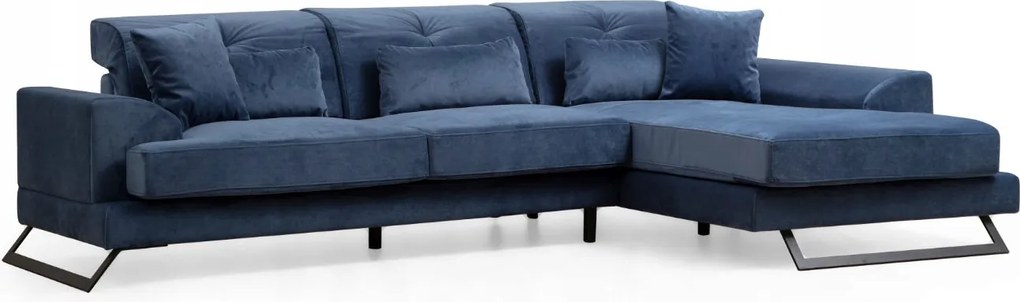 Rohová sedačka Frilana (modrá) (p)