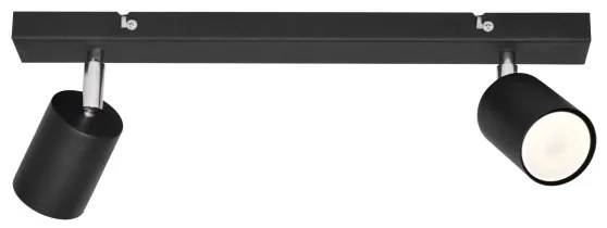 LED Bodové svietidlo TUNE 2xGU10/4,8W/230V čierna