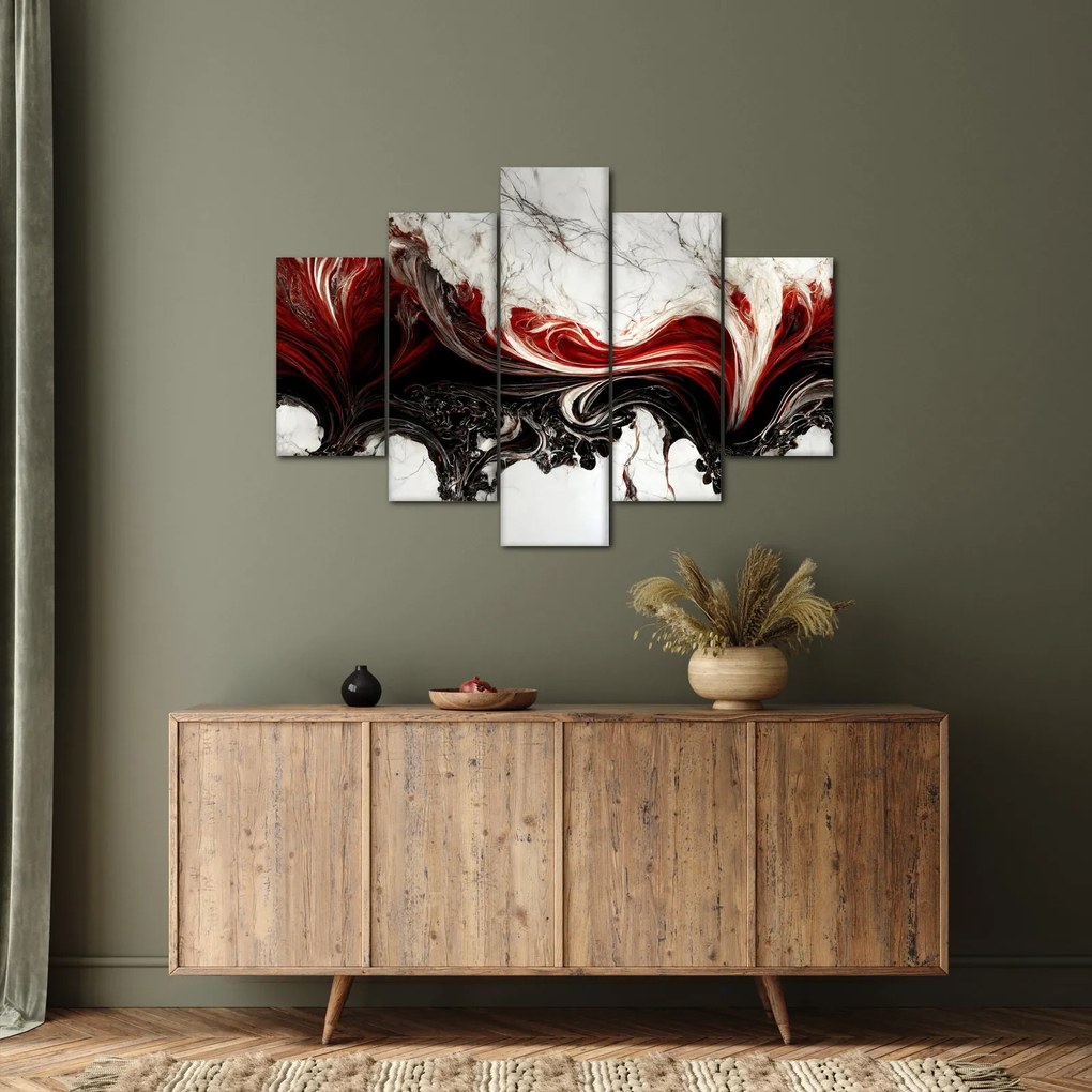 Obraz - Mramorovaná abstrakcia (150x105 cm)