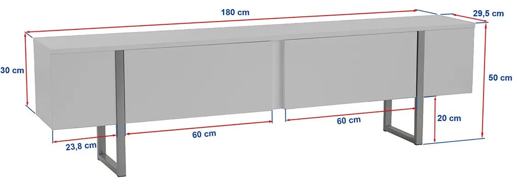 TV stolík Serenity Fressia Marble