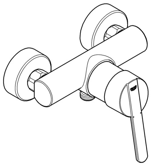 GROHE 32270000 - Sprchová batéria FEEL DN 15, lesklý chróm