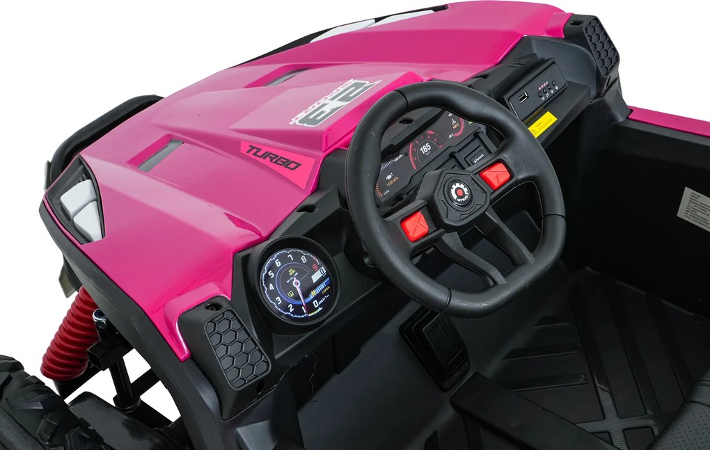 Ramiz Elektrická bugina TURBO 23 pre deti ružová