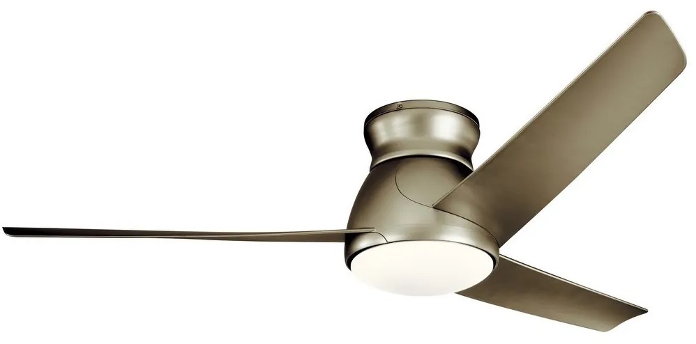 Kichler KLF-ERIS-60-BN- LED Stmievateľný stropný ventilátor ERIS 10W/230V IP44+DO