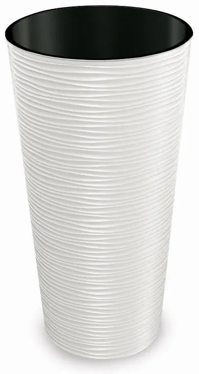 Kvetináč Aurora 30x57h Biely Ao10