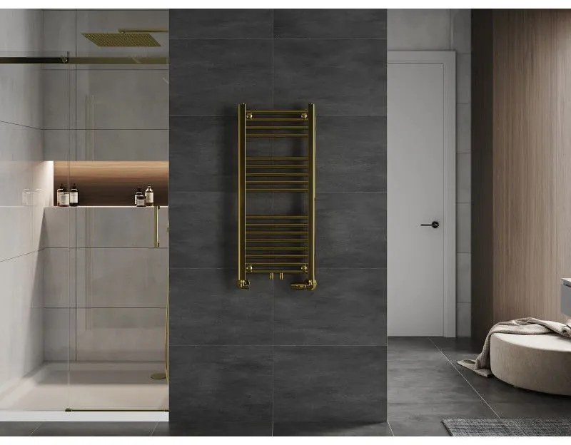 Mexen Mars, vykurovacie teleso 900x400 mm, 244 W, zlatá lesklá, W110-0900-400-00-50