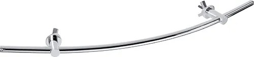 Bemeta Design RAWELL: Držiak uterákov na vykurovacie teleso, 600 mm, lesk - 134504212