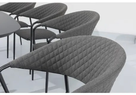 Doppler PRATO MELIA LIKA-TEX® - záhradná hliníková sedacia súprava 8+1