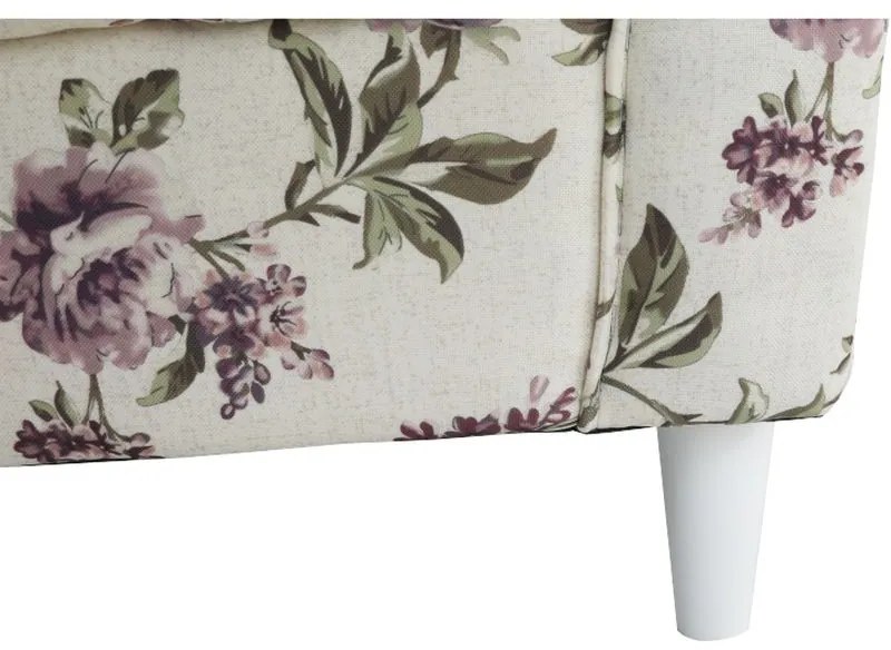 Kondela Kreslo, ušiak s taburetom, rose 18 látka, ASTRID