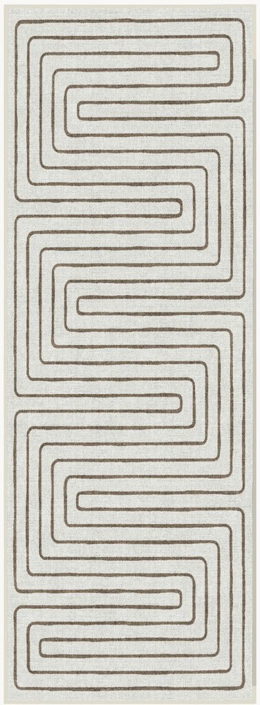 Umývateľný behúň s nízkym vlasom Labyrinth by Jonathan Adler