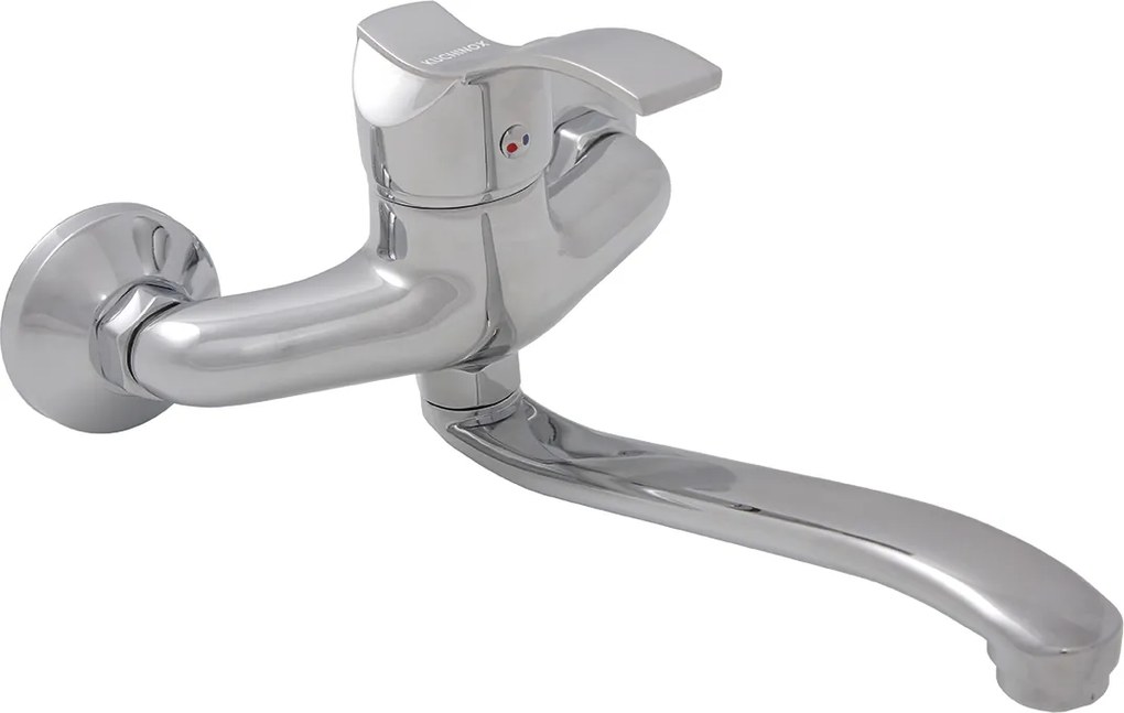 Kuchinox Argo, nástenná umývadlová batéria, chrómová, LAV-BKA_080D