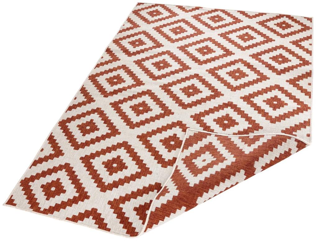 NORTHRUGS - Hanse Home koberce Kusový koberec Twin-Wendeteppiche 103130 terra creme – na von aj na doma - 160x230 cm