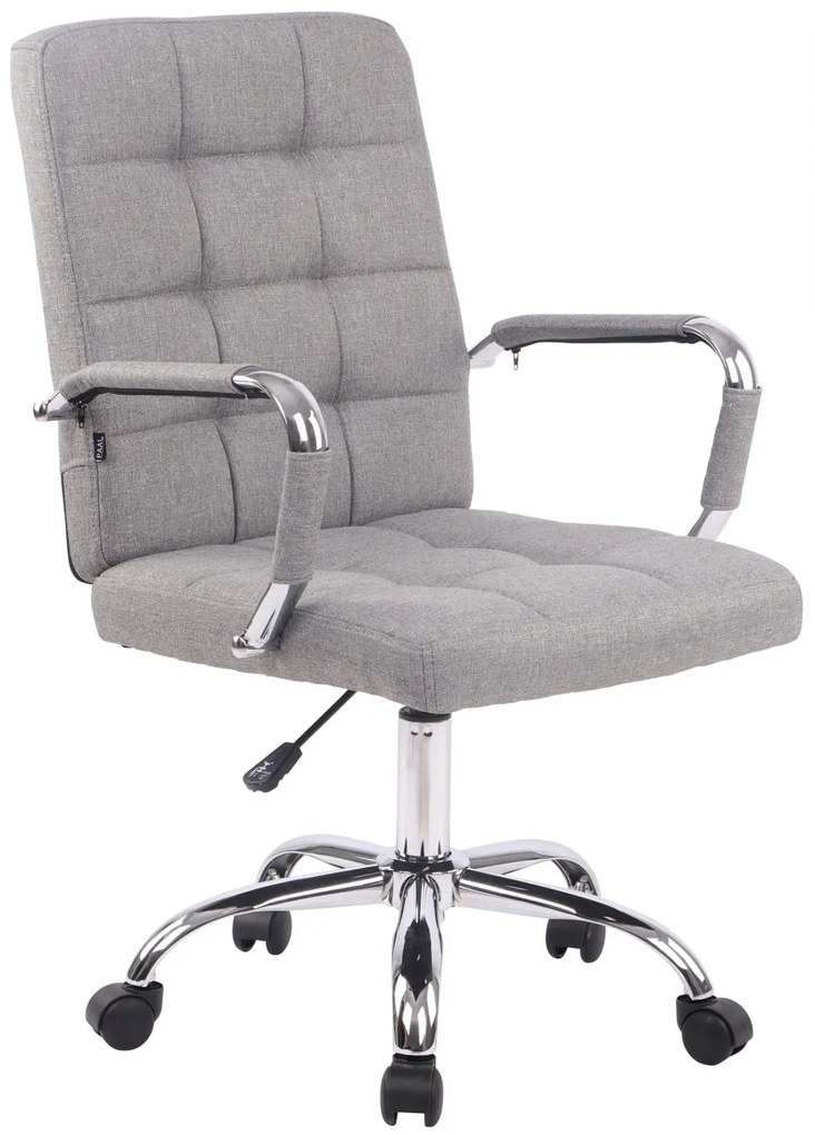 Design-Shop Kancelárska stolička D-Pro látka - Sivá