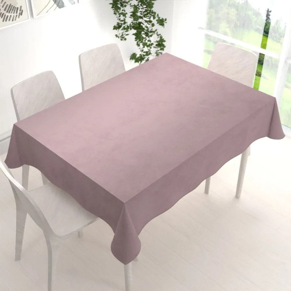 Biante Zamatový obdĺžnikový obrus Velvet Premium SVP-031 Tmavo staroružový 140x200 cm