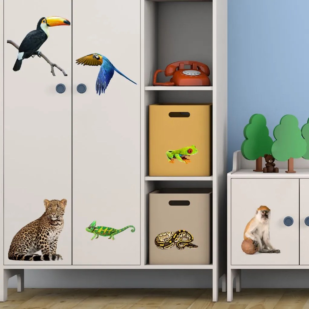 PIPPER. Textilná nálepka na nábytok "Reálne zvieratká"