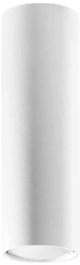 Stropné svietidlo Lagos, 1x biele kovové tienidlo, (20 cm)