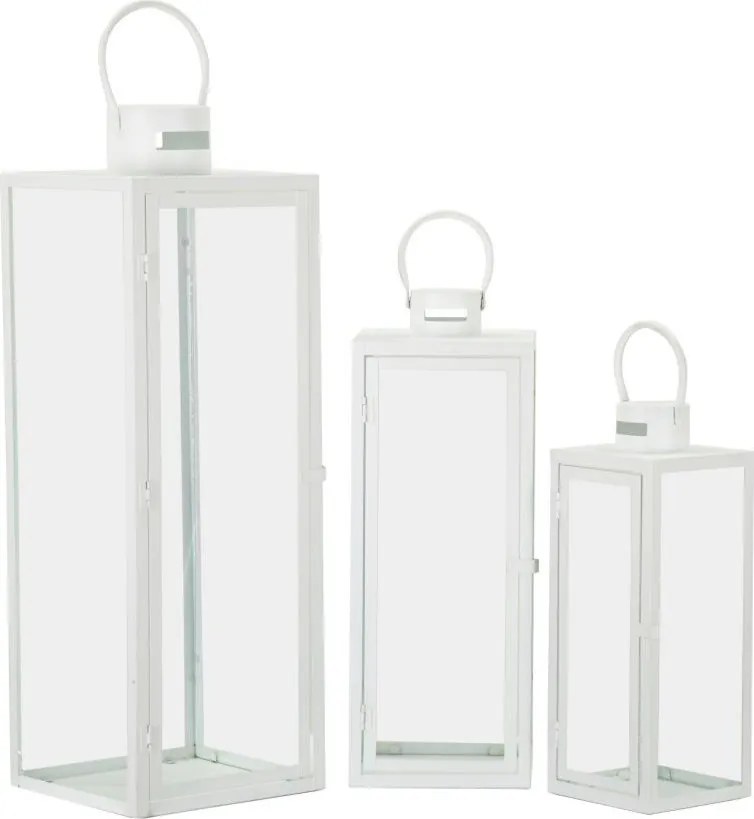 Kovový lampáš 3 ks (výška 66 cm) – Mauro Ferretti