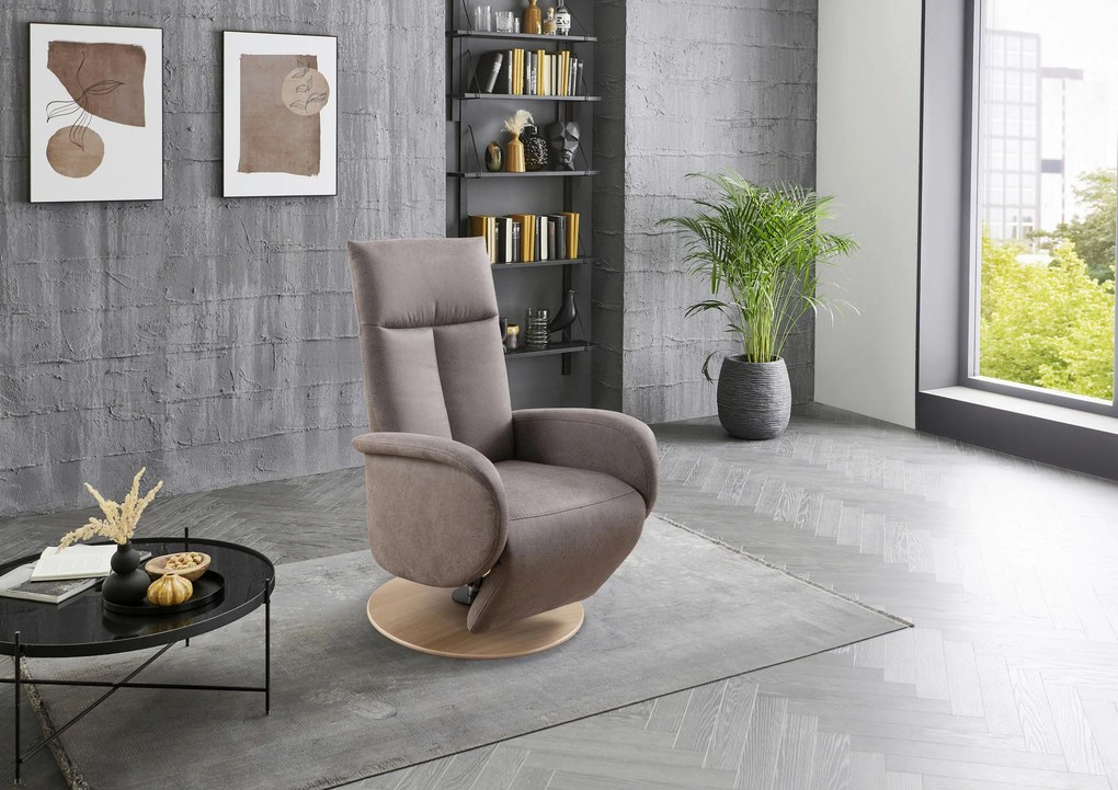 XXXLutz RELAXAČNÉ KRESLO, textil, svetlosivá Sit & More - Online Only obývacie izby - 000144006153
