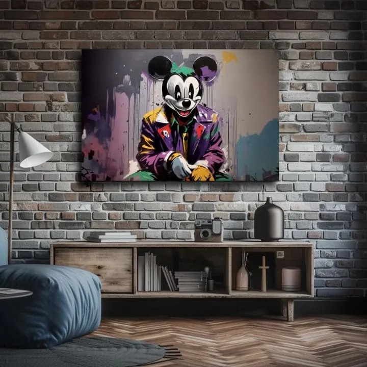 Obraz na plátne - Mickey Mouse z Horroru | different dimensions