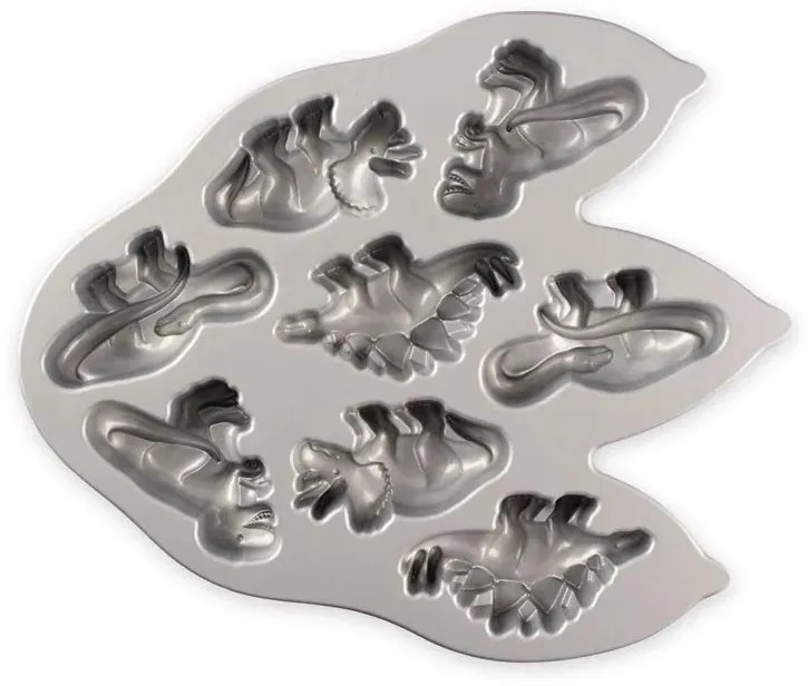 Nordic Ware Hliníková forma na pečenie Dinosaury 0,7 l