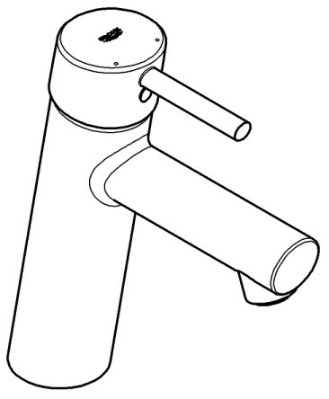 GROHE 23932001 - Umývadlová batéria EUROSMART veľkosť M lesklý chróm