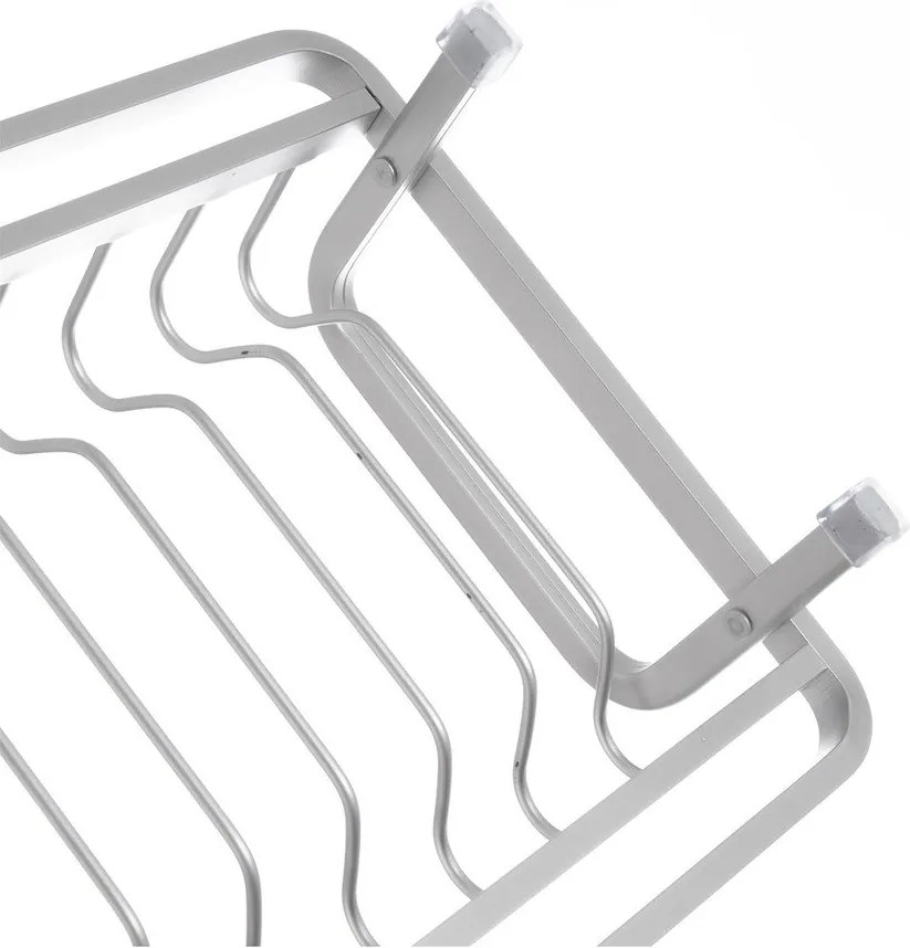 Čierno-biely kovový odkvapkávač 41,5x17 cm Deluxe – Orion