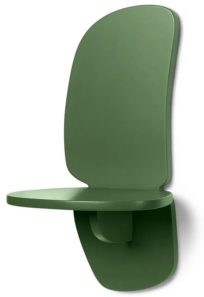 Ferm Living Nástenná polica Pilu Verdant Green Large