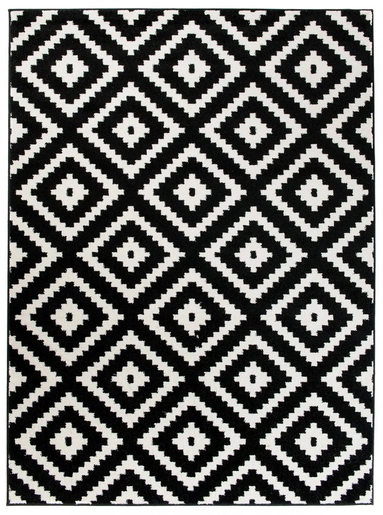 Koberec MAROKO CHODNIK čierny Rozmery: 80x150