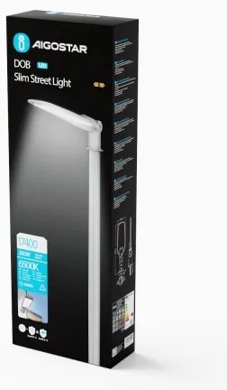 Aigostar - LED pouličné svietidlo SLIM LED/200W/230V 6500K IP65