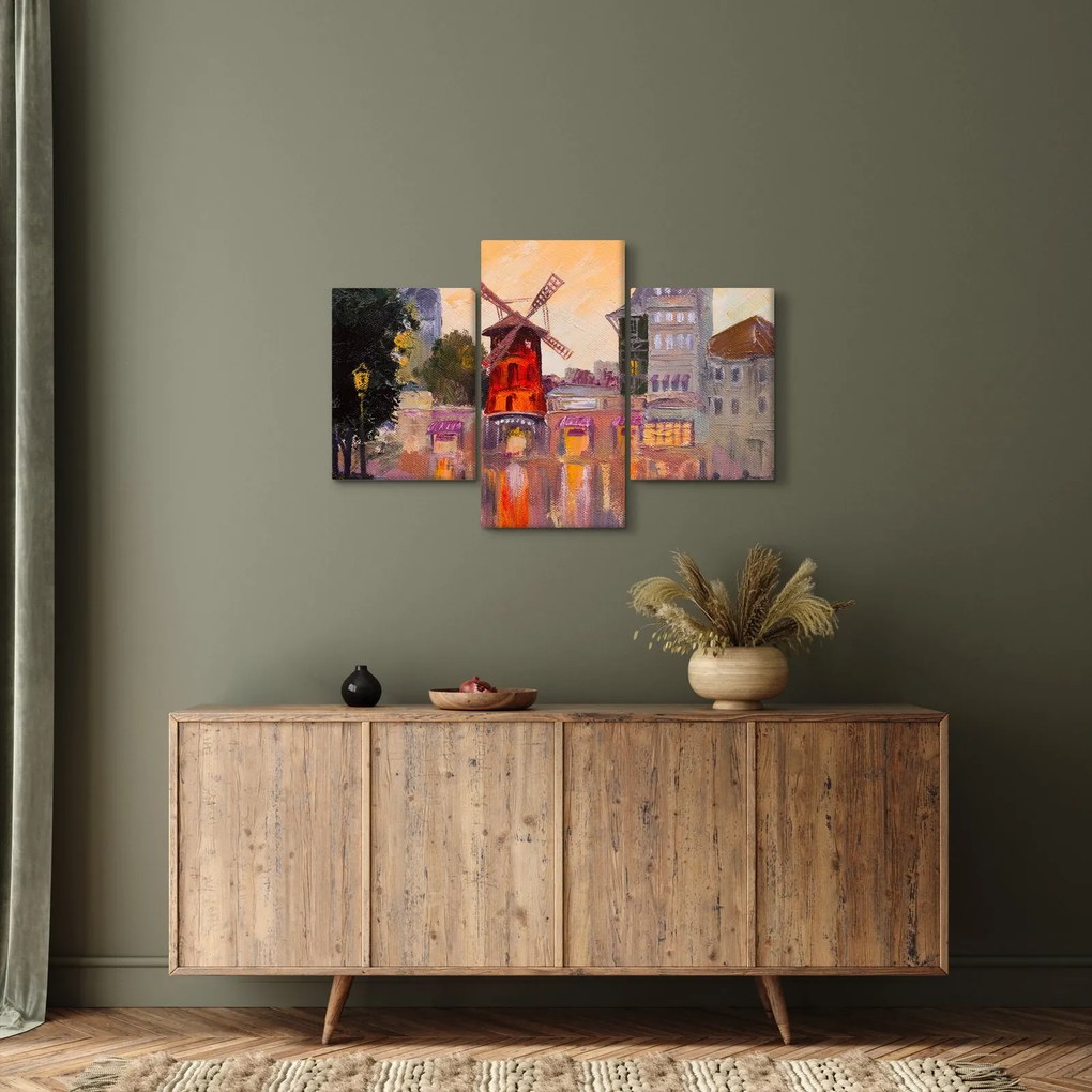 Obraz - Moulin rouge, Paríž, Francúzsko (90x60 cm)