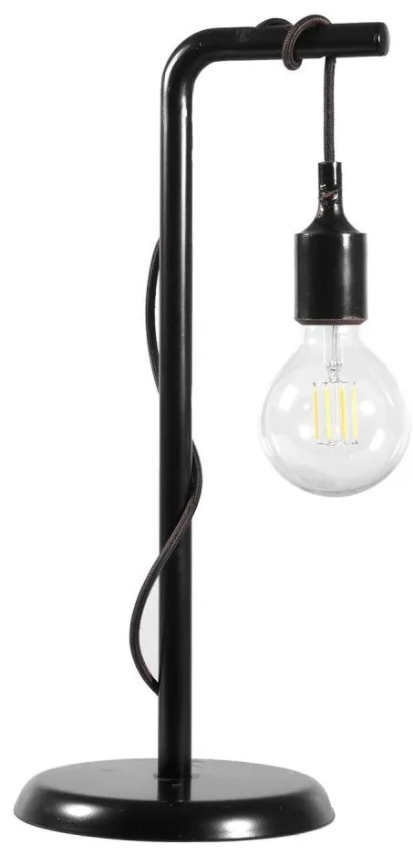 ONLI - Stolná lampa WIRE 1xE27/15W/230V 50 cm čierna