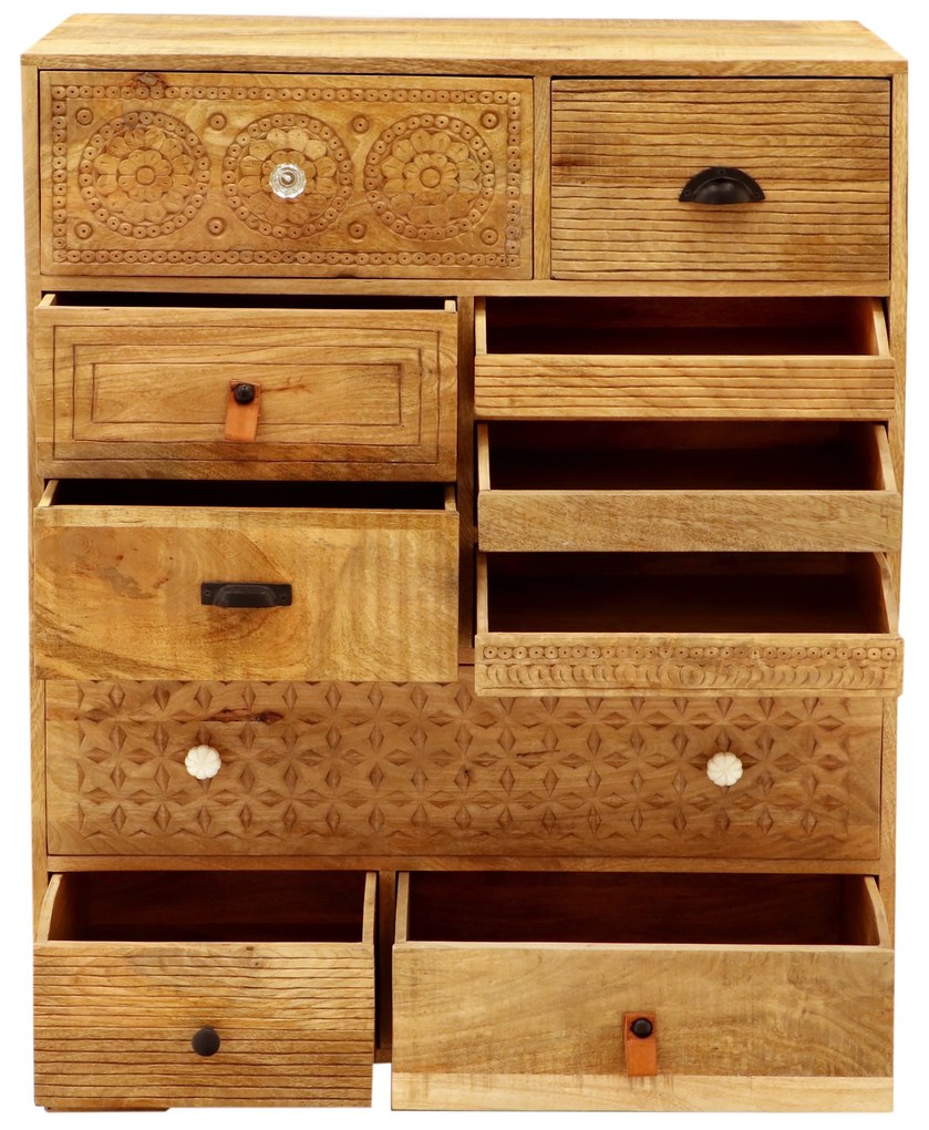furniture-nabytek.cz - Komoda rustikální z manga 90x115x45