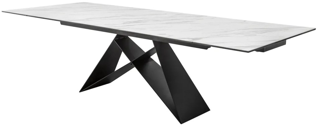 Rozkladací jedálenský stôl Brock mramor 180-260 cm