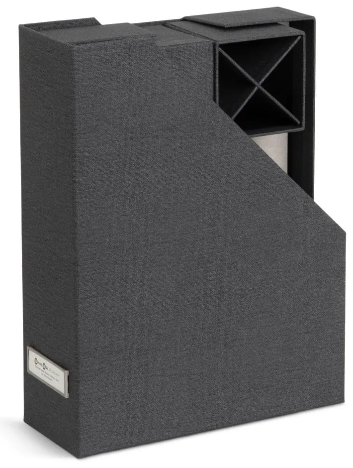 Kartónové organizéry v súprave 4 ks Hugo Canvas Paper Laminate – Bigso