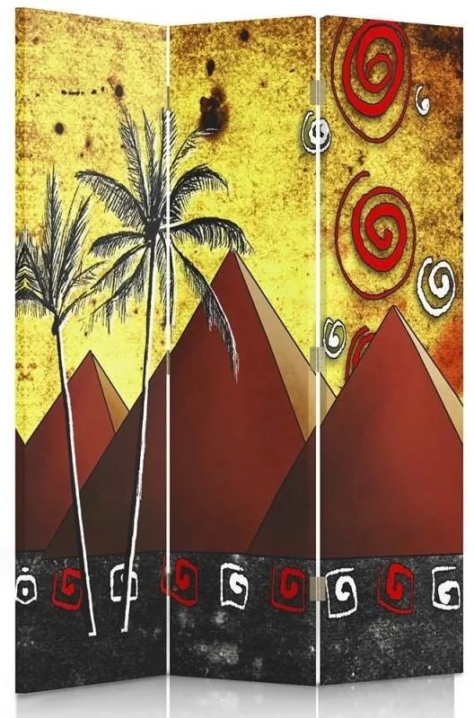 Gario Paraván Pyramídy Rozmery: 180 x 170 cm, Prevedenie: Klasický paraván